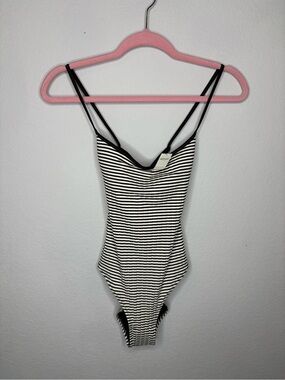 NWT Aerie Ribbed Scoop Binding Full Coverage One Piece Swimsuit Size XS
